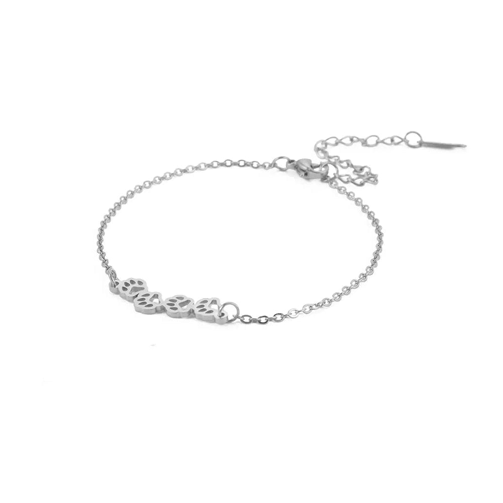 Silver Paw Bracelet