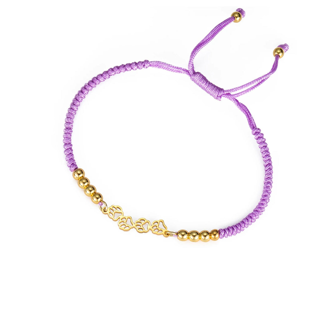Purple Paw Bracelet